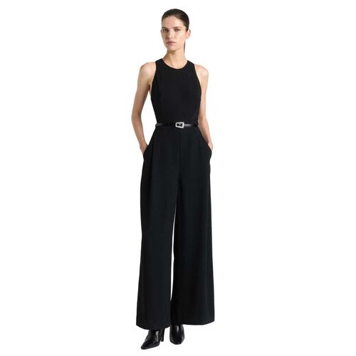 Cue Recycled Crepe Satin Bind Jumpsuit